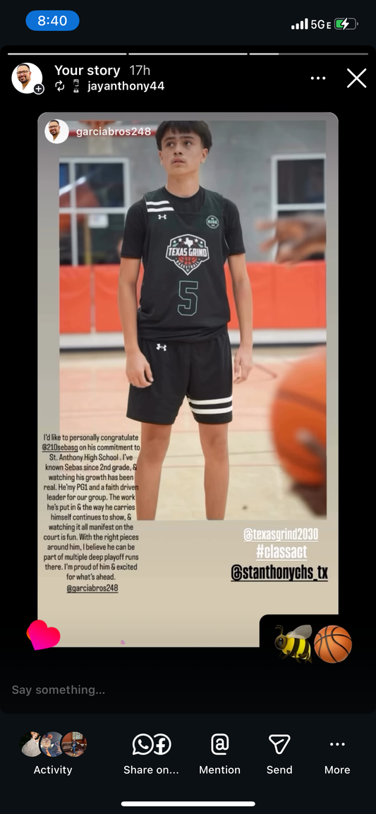 Sebastian ‘Sebas’ Garcia Commits to St. Anthony High School Basketball